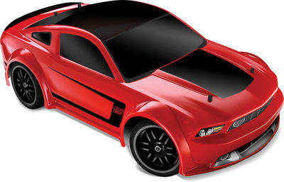 Traxxas Ford Mustang Boss 302 VXL 4WD 1:16 EP 2.4Ghz (Red RTR Version) [TRX7304-Red]